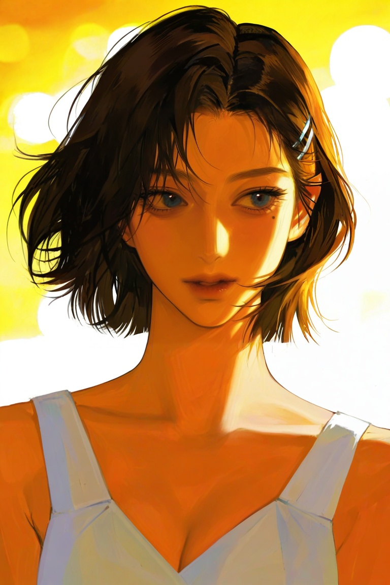 1girl,  solo,  blue eyes on Tensor.Art