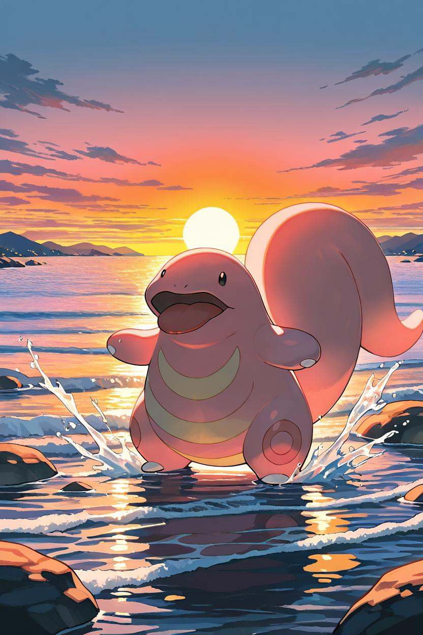 masterpiece,  best quality,  Lickitung on Tensor.Art