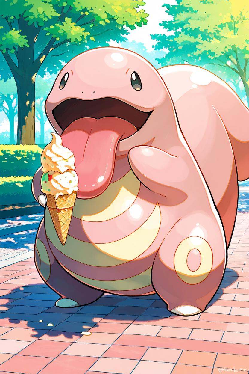masterpiece,  best quality,  Lickitung on Tensor.Art
