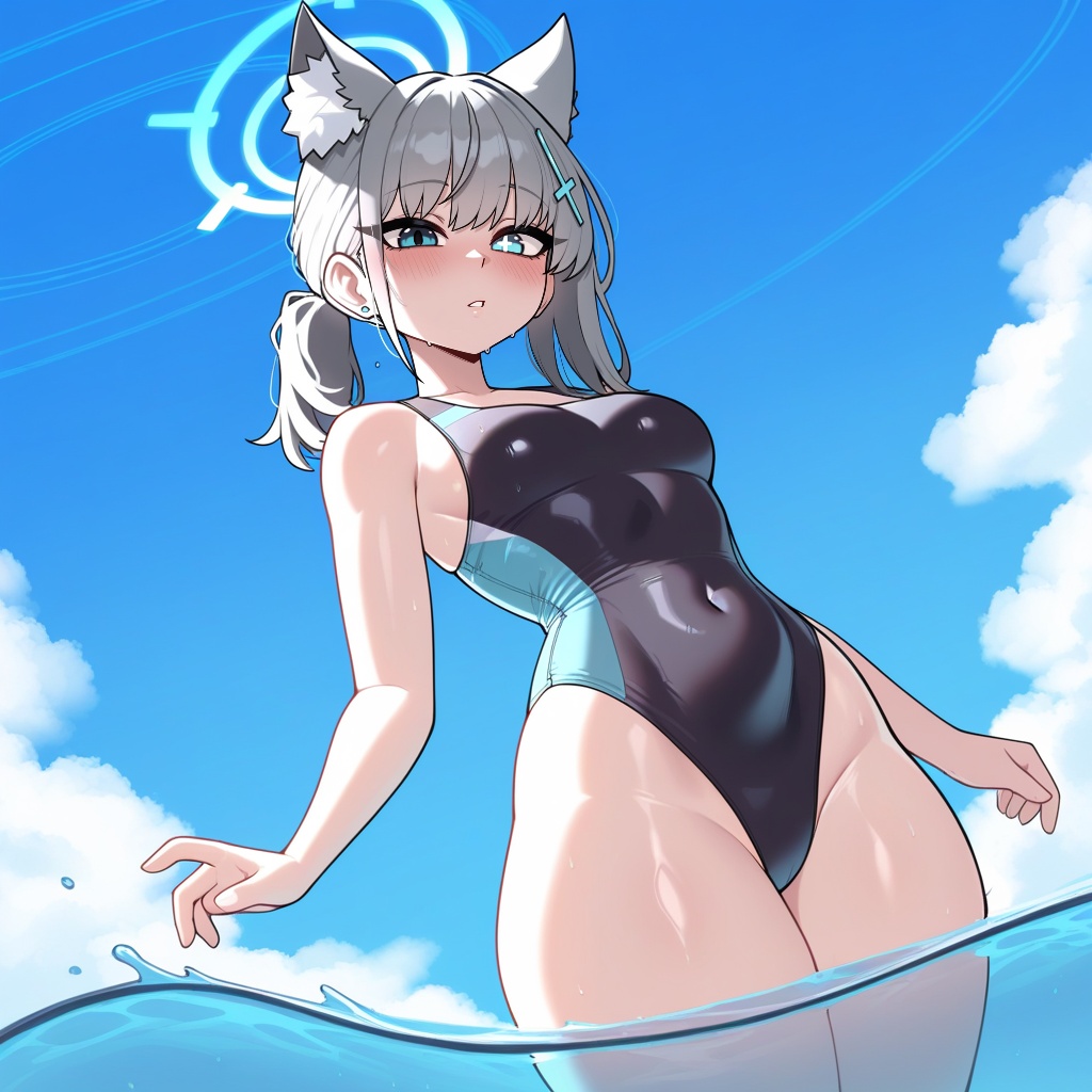 Yummyart,  shiroko (swimsuit) (blue archive),  shiroko (blue archive) on Tensor.Art