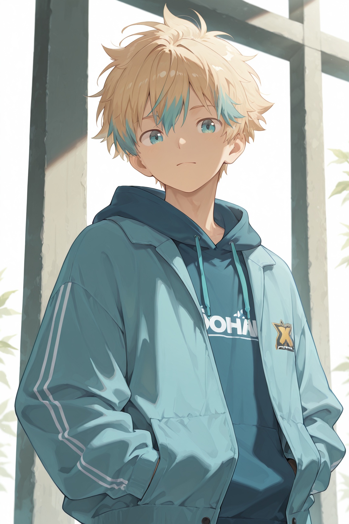 solo,  looking at viewer,  simple background on Tensor.Art