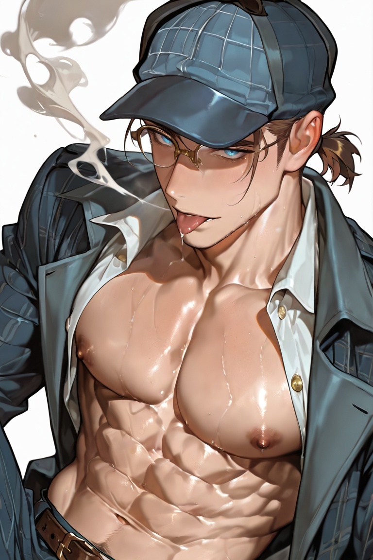 male focus,  1boy,  abs on Tensor.Art