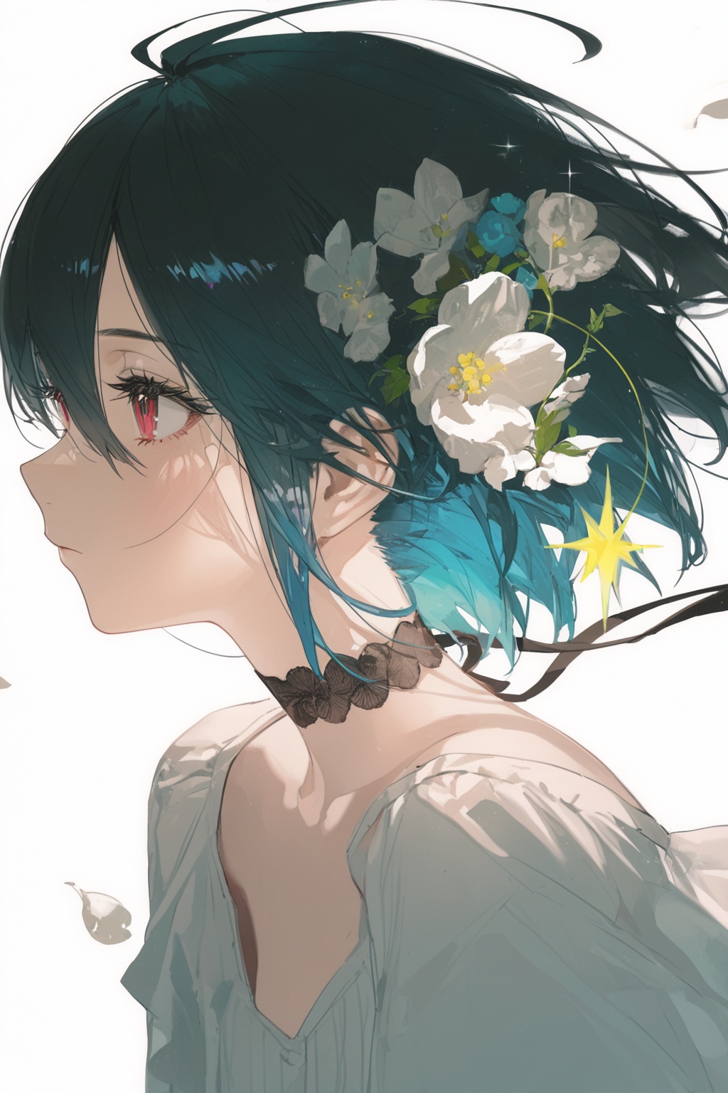 delicate strokes,  1girl,  solo on Tensor.Art