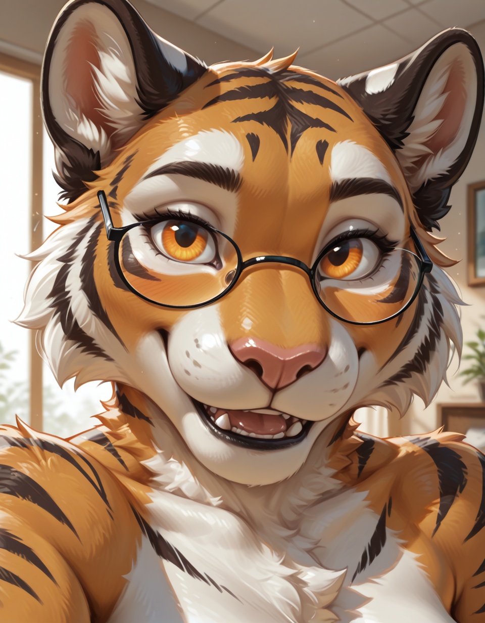 Solo,  female anthro,  masterpiece on Tensor.Art