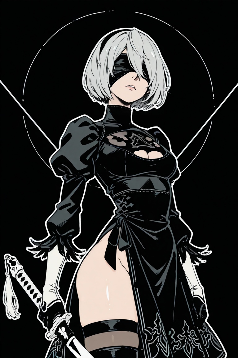 1girl,  android,  short_hair on Tensor.Art