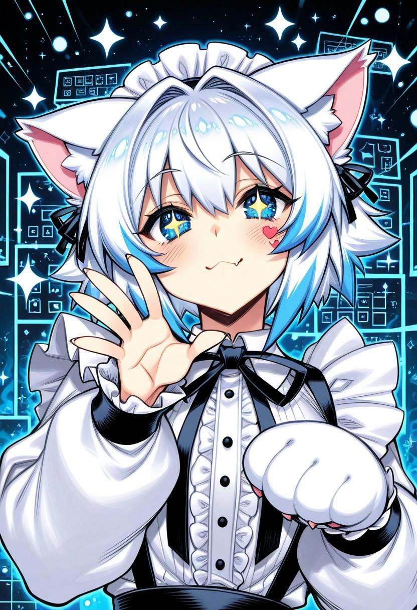 1boy,  HiyoHiyo_XL,  masterpiece catgirl on Tensor.Art