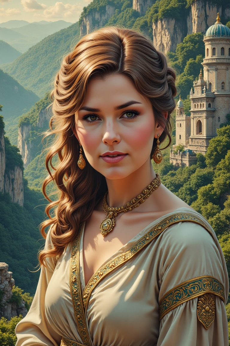 Goddess Minerva,  Character Minerva,  a breathtaking potrait on Tensor.Art