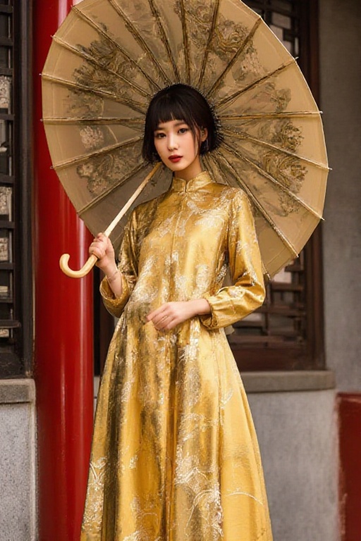 Oriental Glam Fashion in Style,  Oriental Glam Fashion in Style,  kawaii harajuku Shanghai fashion on Tensor.Art