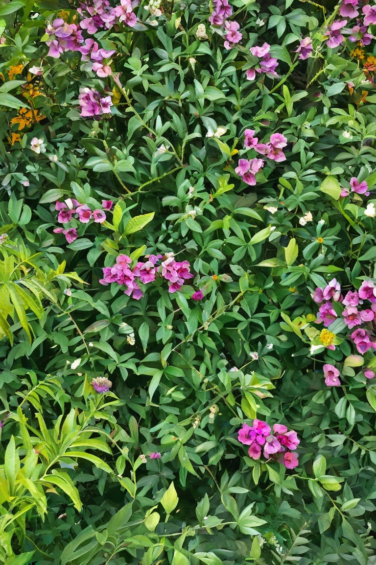 Photograph of a dense cluster of small delicate flowers with clusters of tiny purple and white petals forming star-like sh...