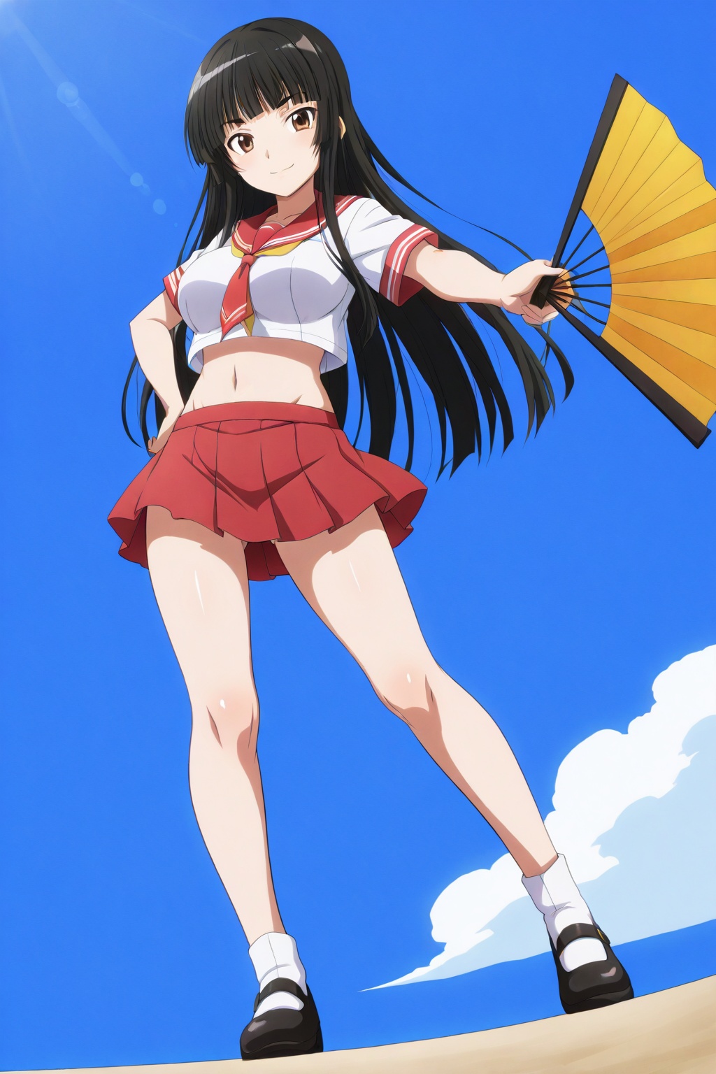 1girl,  solo,  long hair on Tensor.Art