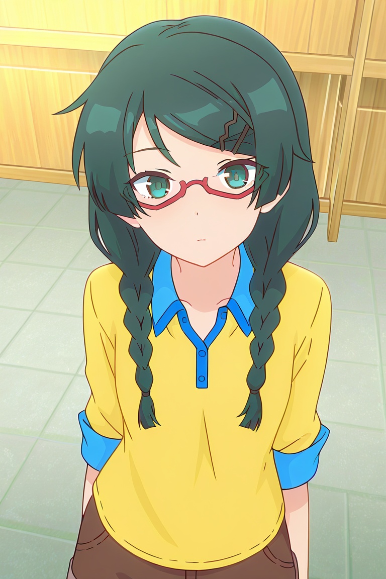 Prompt: suzuka kurihara,  1girl,  long hair on Tensor.Art