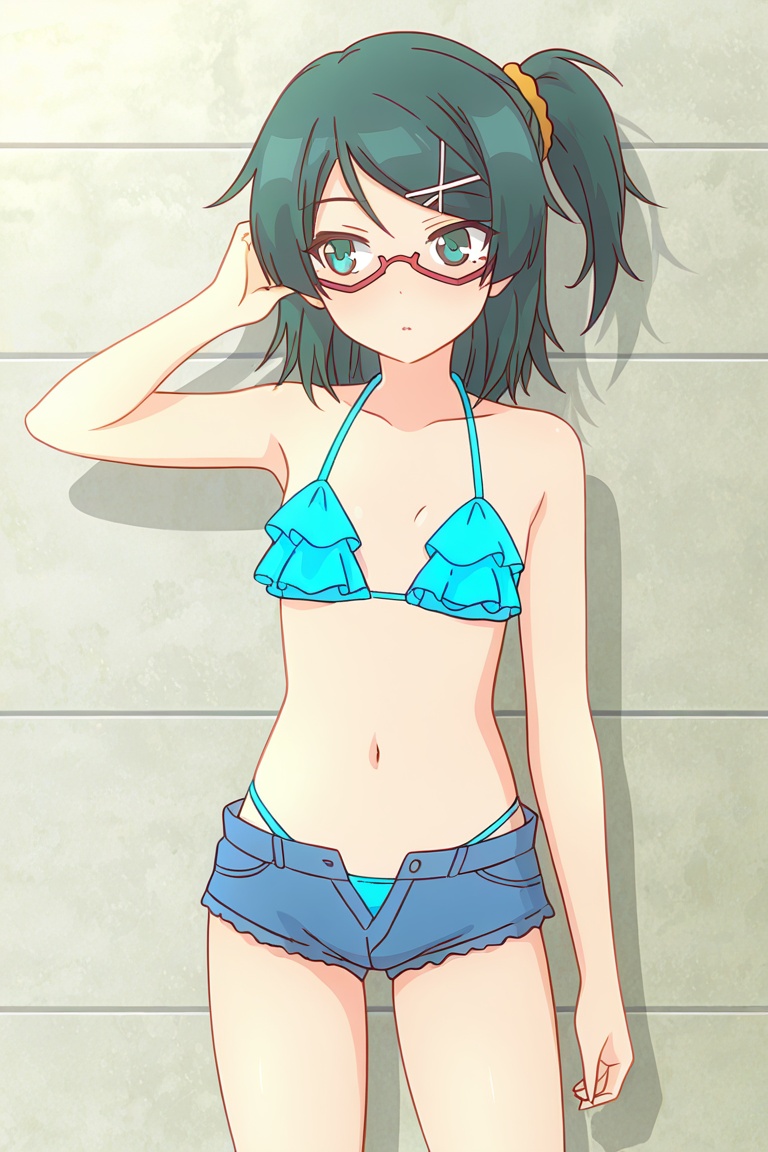 suzuka kurihara,  1girl,  green eyes on Tensor.Art