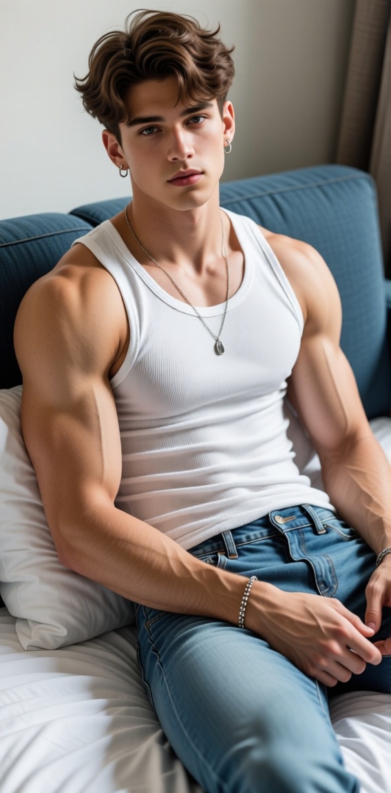 solo,  brown hair,  shirt on Tensor.Art