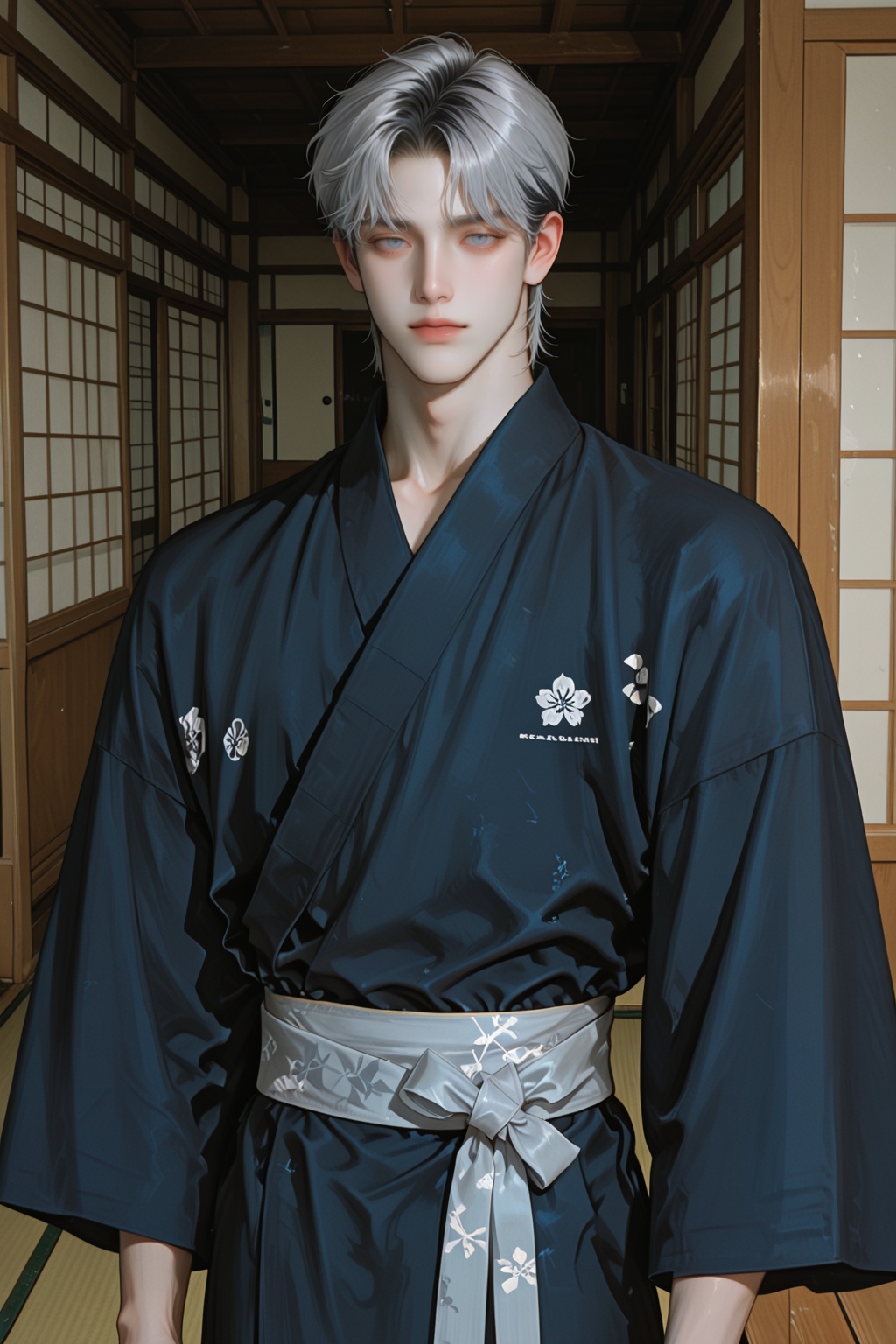 1 man,  short hair,  (((handsome))) on Tensor.Art