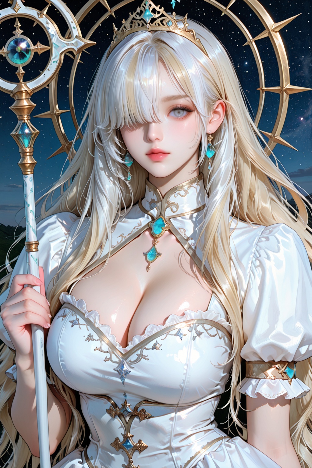 1girl,  solo,  long hair on Tensor.Art