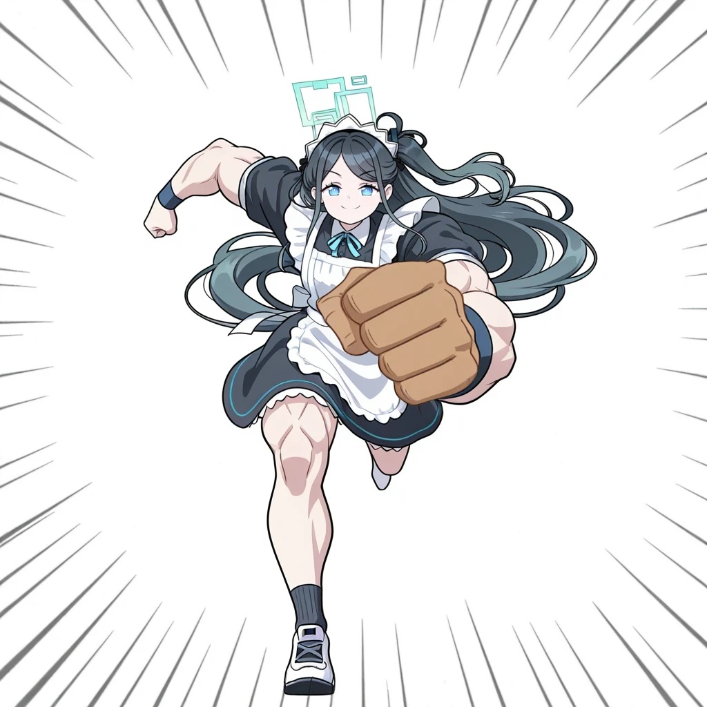 white background,  emphasis lines,  smug on Tensor.Art
