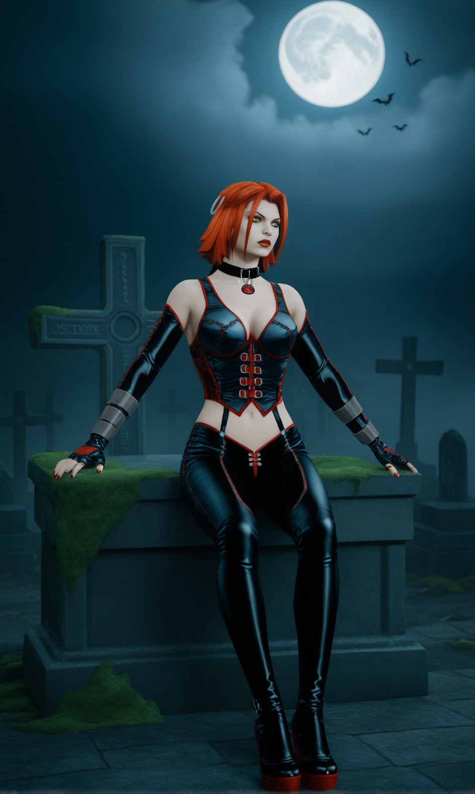bloodrayne,  rayne,  vampire on Tensor.Art