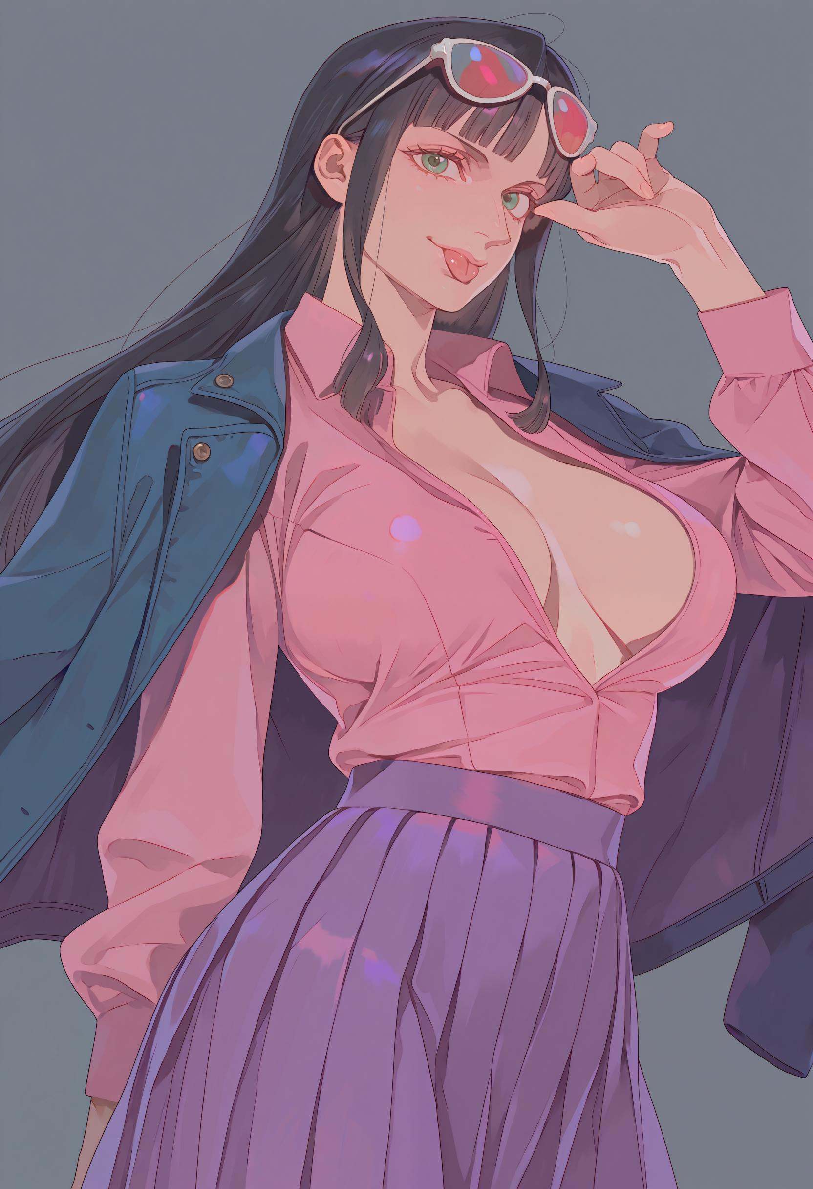 1girl,  nico robin,  solo on Tensor.Art