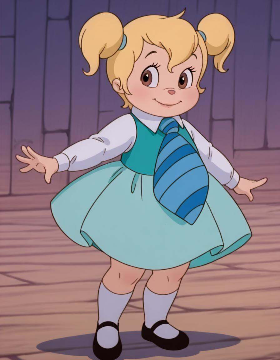 eleanor,  blonde hair,  collared shirt on Tensor.Art