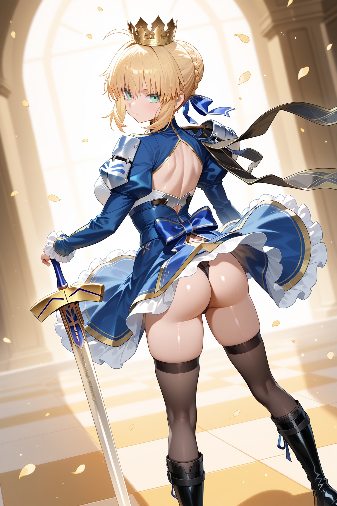 saber \(honkai star rail\) \(fate\),  1girl,  artoria pendragon \(fate\) on Tensor.Art