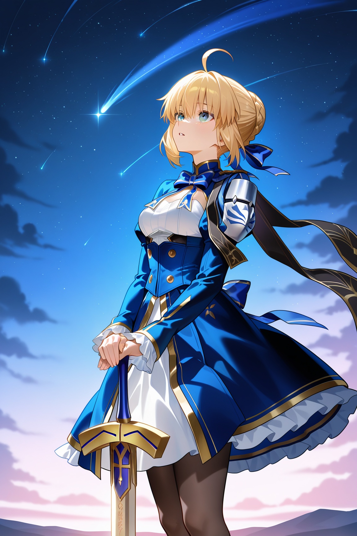 saber \(honkai star rail\) \(fate\),  1girl,  artoria pendragon \(fate\) on Tensor.Art