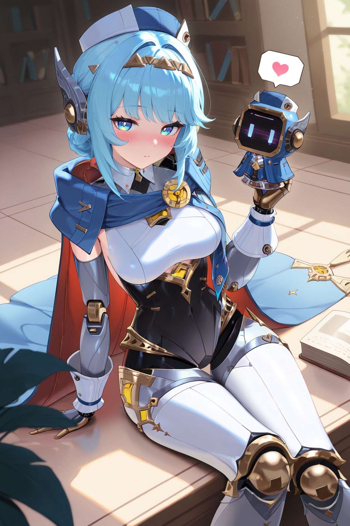 ineffa \(genshin impact\),  1girl,  blue eyes on Tensor.Art