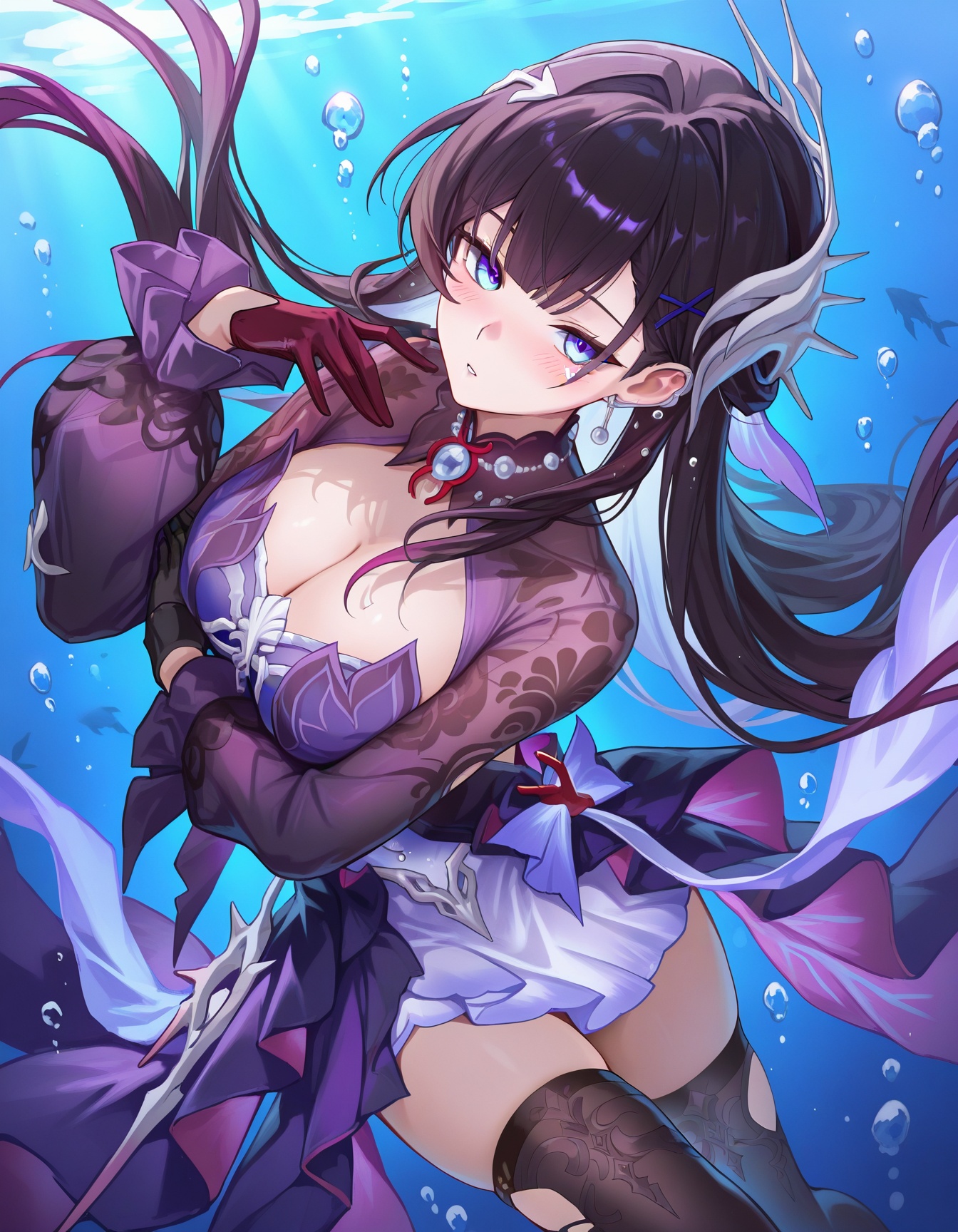 hysilens \(honkai star rail\),  1girl,  breasts on Tensor.Art