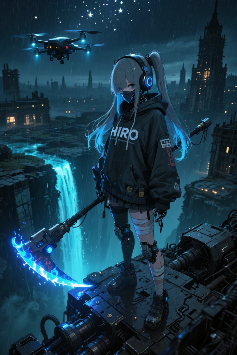 hyper realistic an abandoned cybergear kingdom bioluminescent 1000yo after the apocalypse. seen exploring the kingdom of a...