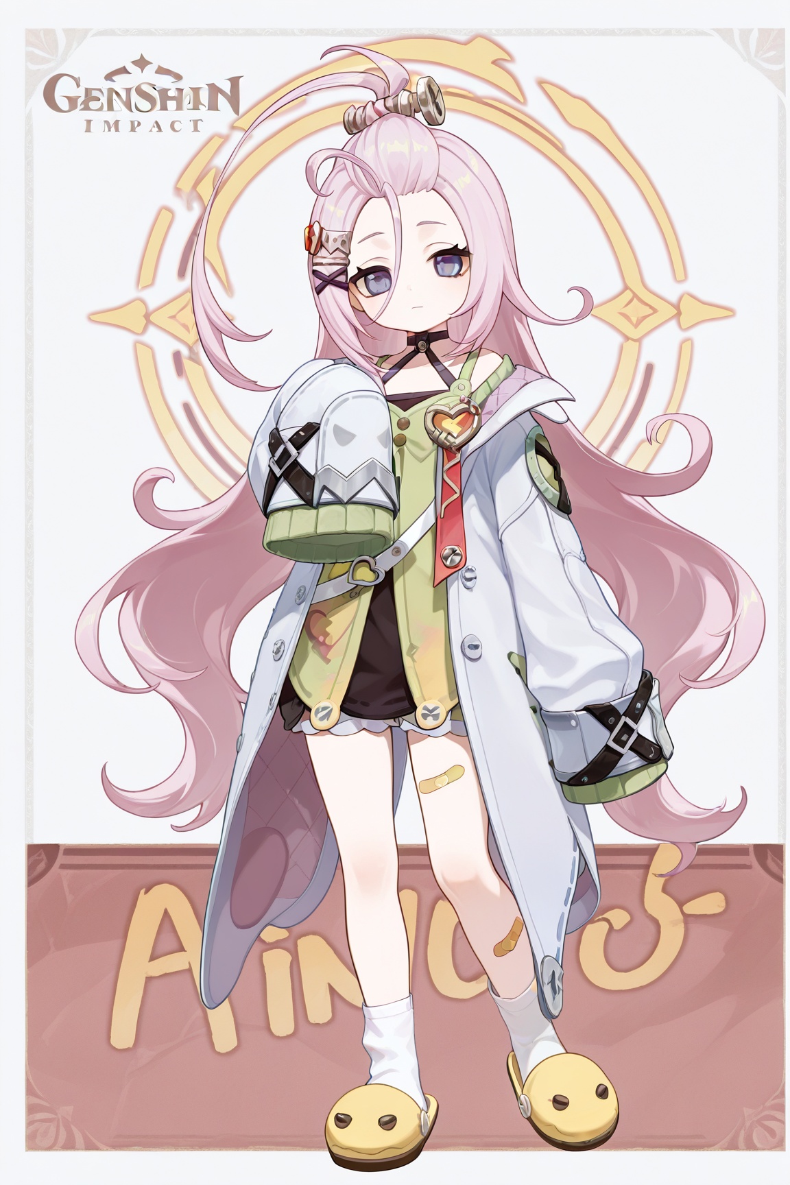 aino \(genshin impact\),  1girl,  solo on Tensor.Art