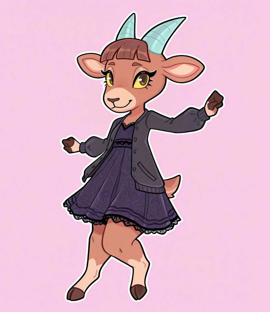 Pashmina-AC,  goat girl,  furry on Tensor.Art