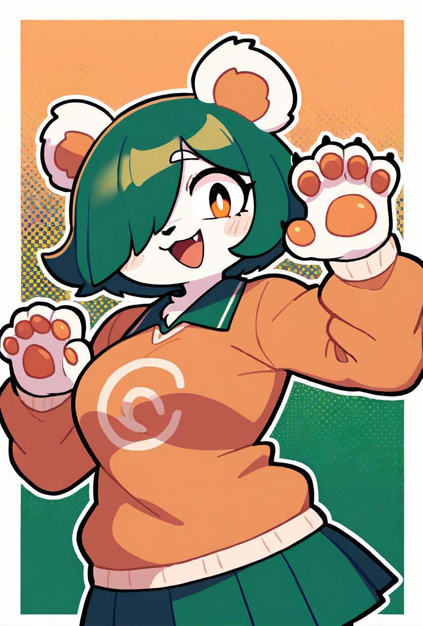 sushibear,  1girl,  solo on Tensor.Art