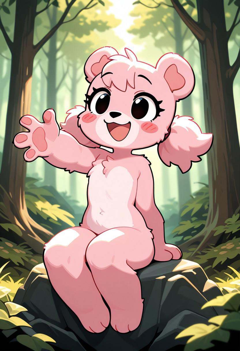 cupcakebear,  bear girl,  furry on Tensor.Art