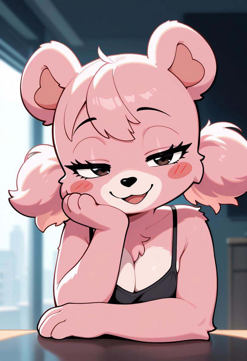 cupcakebear,  bear girl,  furry on Tensor.Art