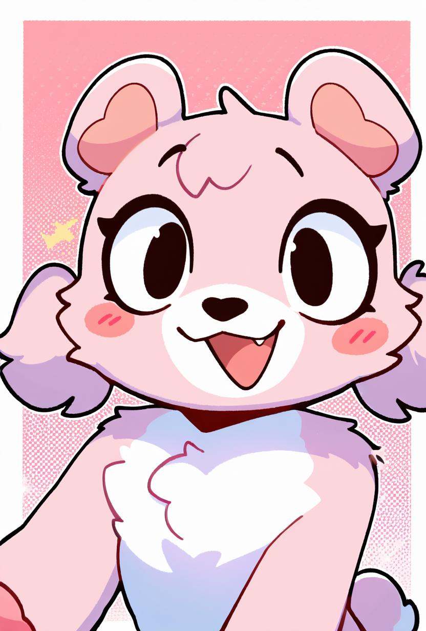 cupcakebear,  bear girl,  solo on Tensor.Art
