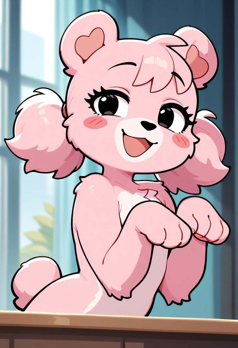 cupcakebear,  bear girl,  furry on Tensor.Art