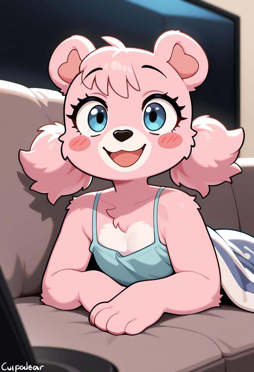 cupcakebear,  bear girl,  furry on Tensor.Art