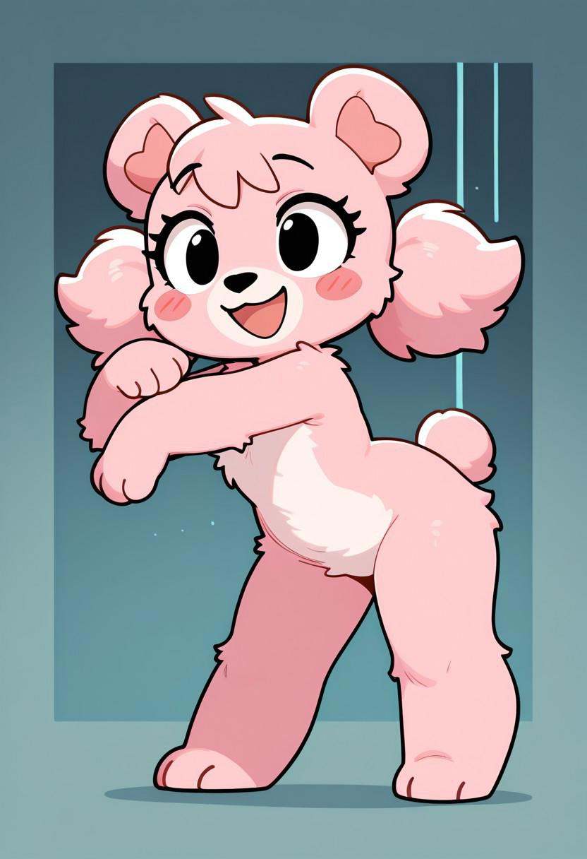 cupcakebear,  bear girl,  furry on Tensor.Art