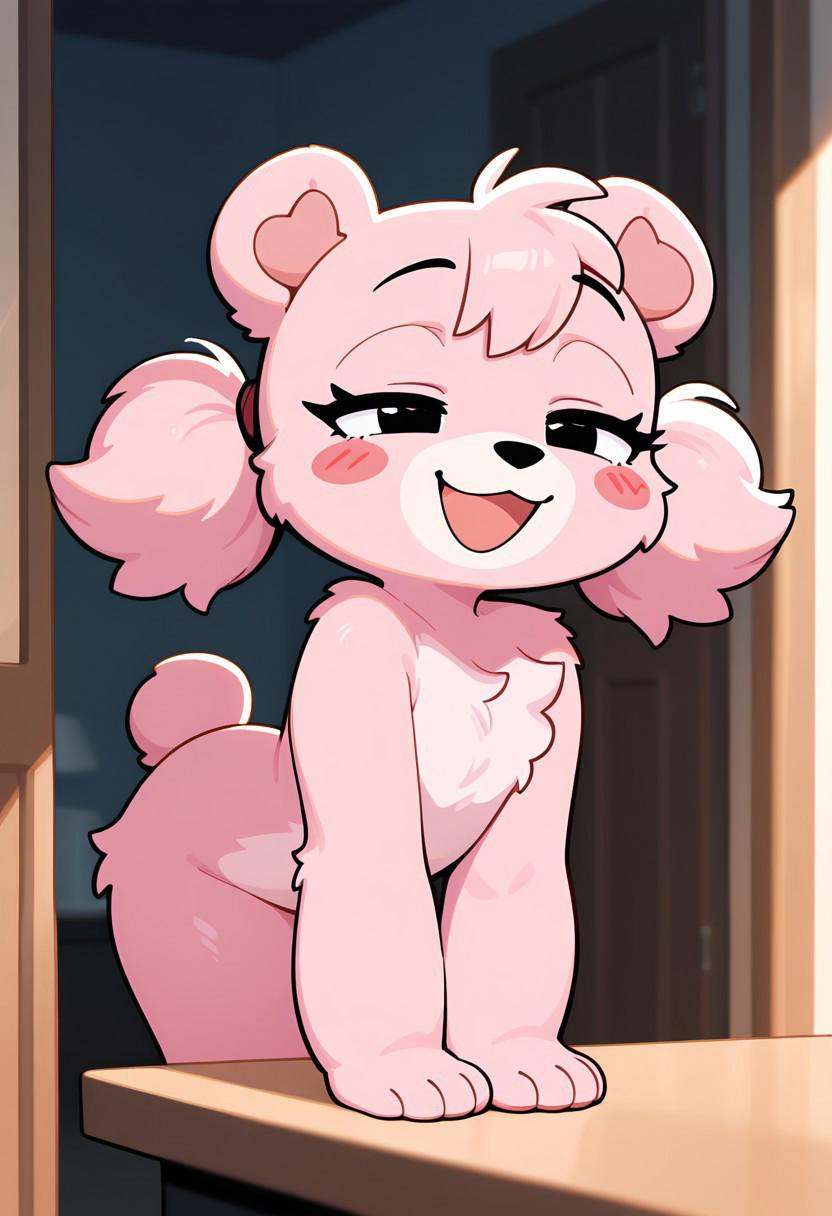 cupcakebear,  bear girl,  furry on Tensor.Art
