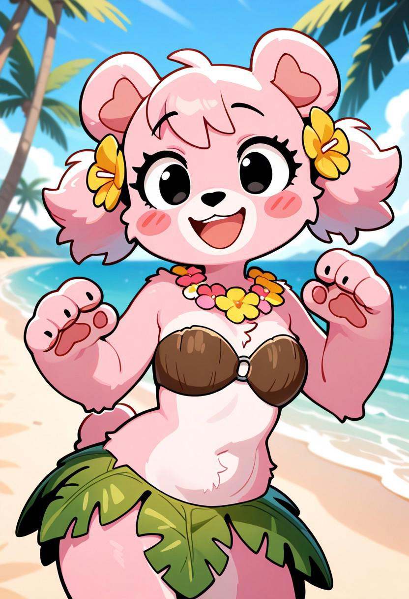 cupcakebear,  bear girl,  furry on Tensor.Art