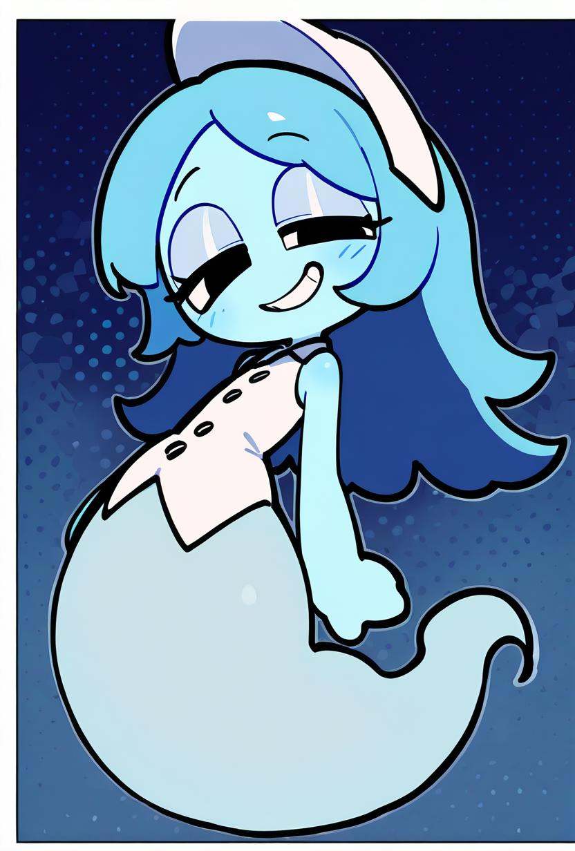 connie,  blue hair,  1girl on Tensor.Art