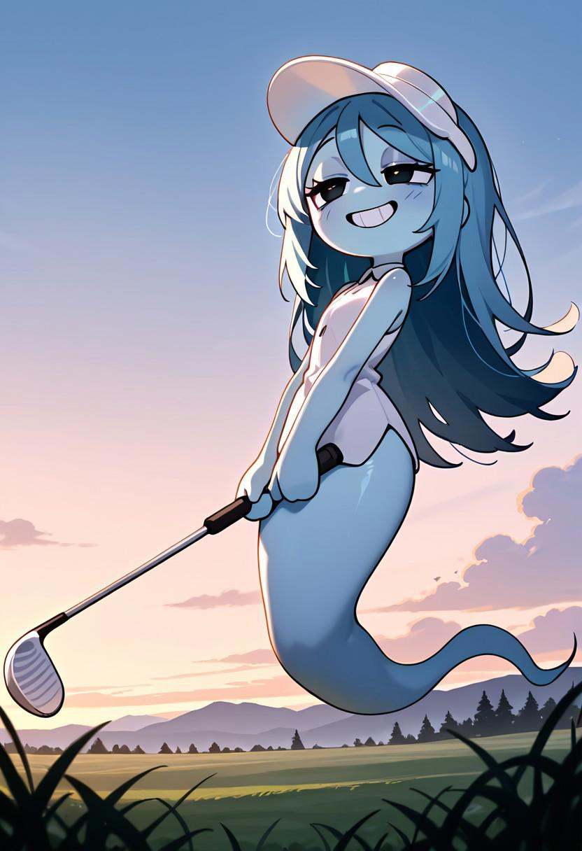 connie,  blue hair,  1girl on Tensor.Art
