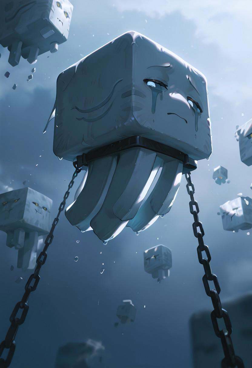 ghast,  no humans,  solo on Tensor.Art