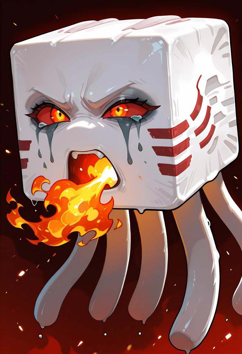 ghast,  no humans,  solo on Tensor.Art