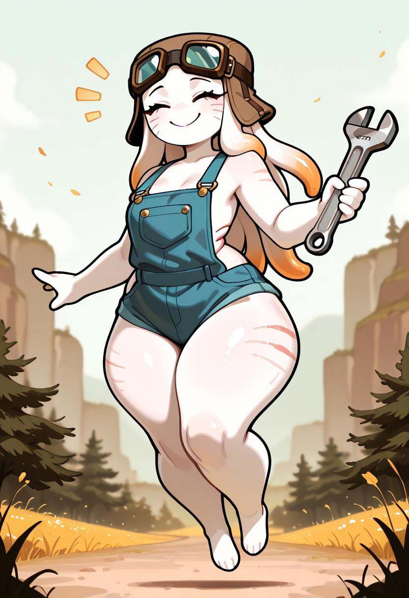 ghast,  monster girl,  solo on Tensor.Art