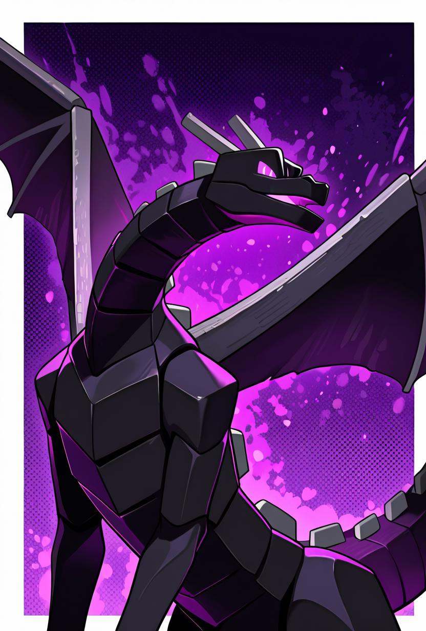 enderdragn,  no humans,  purple eyes on Tensor.Art
