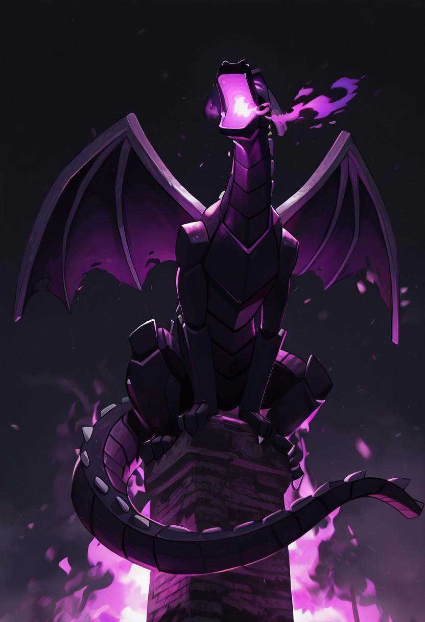 enderdragn,  no humans,  purple eyes on Tensor.Art