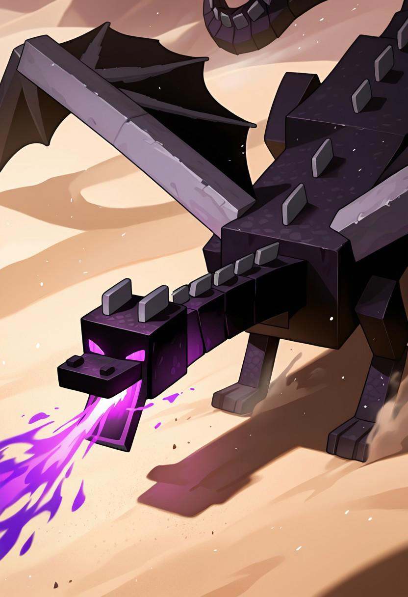 enderdragn,  no humans,  purple eyes on Tensor.Art