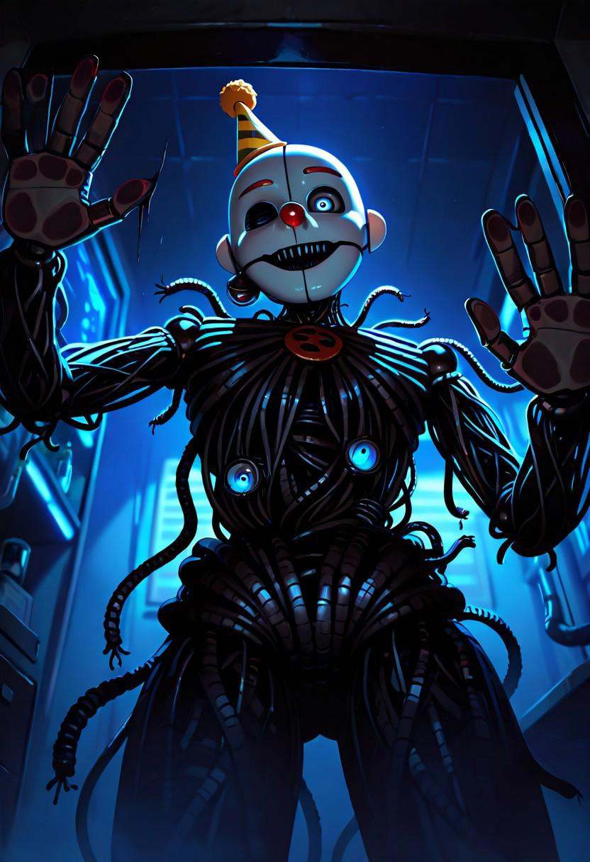 ennard,  1boy,  party hat on Tensor.Art