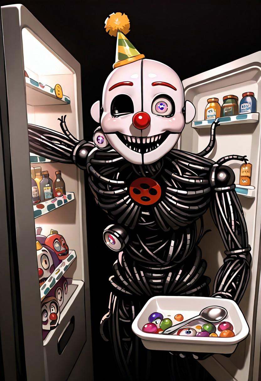 ennard,  1boy,  party hat on Tensor.Art