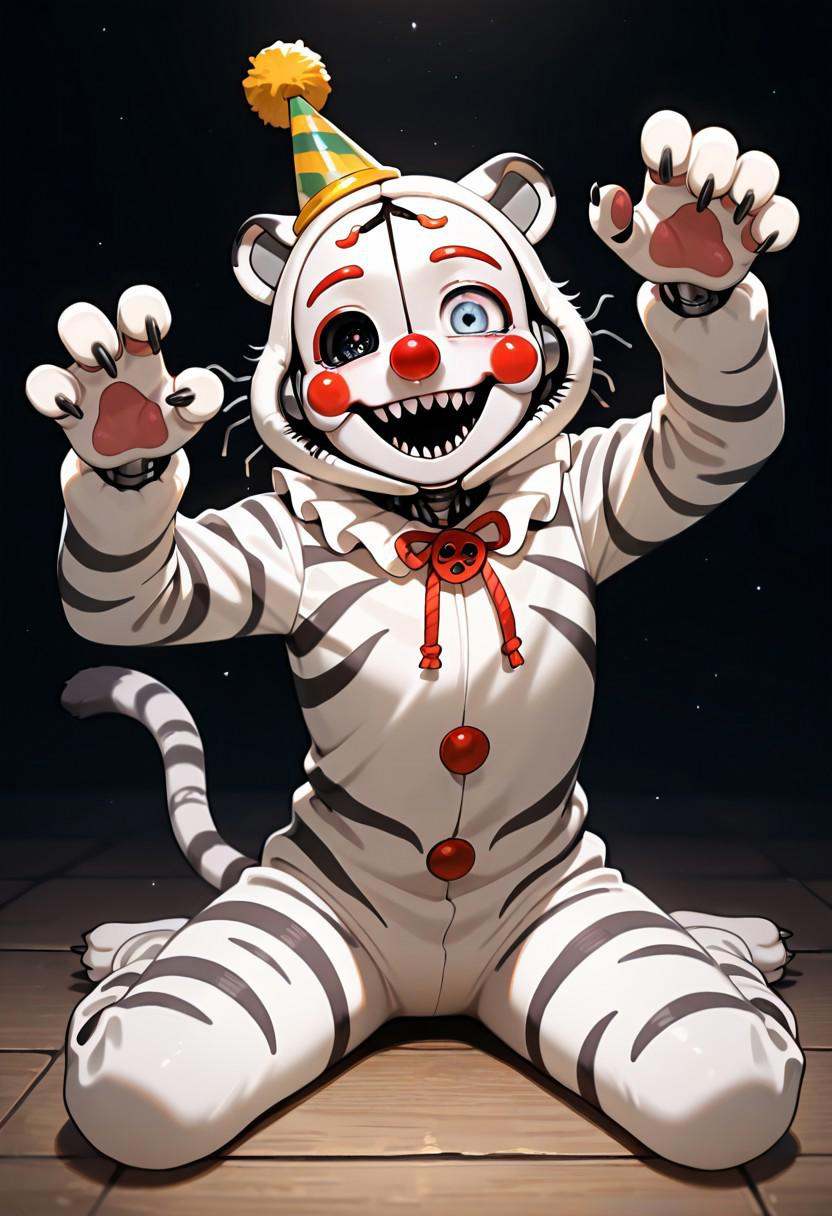 ennard,  1boy,  party hat on Tensor.Art